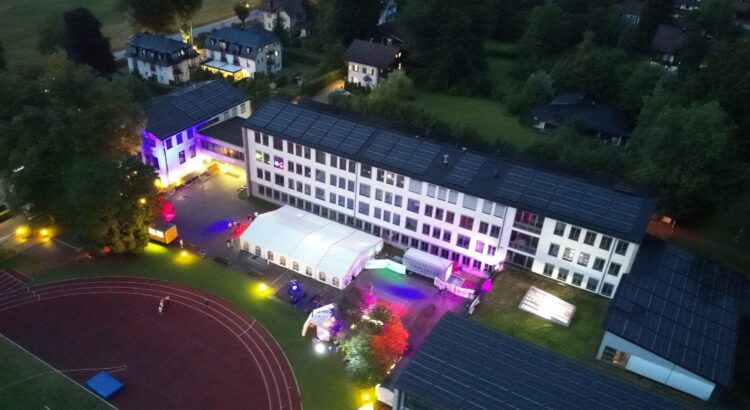 Blick auf das Festgelände